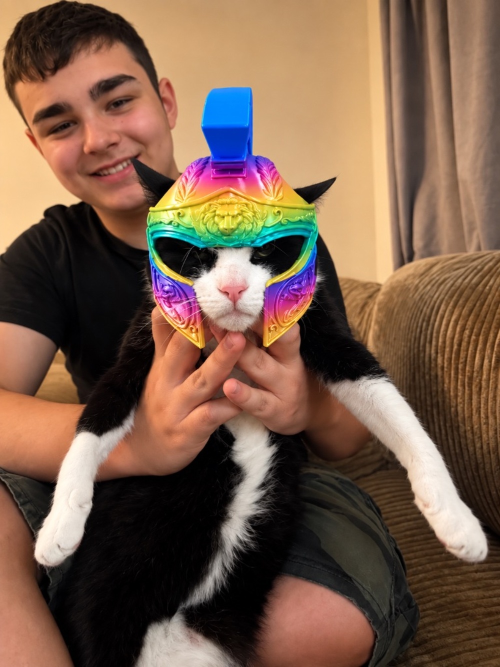 Handcrafted 3D Printed Roman/Spartan Accessory for Cats & Small Dogs